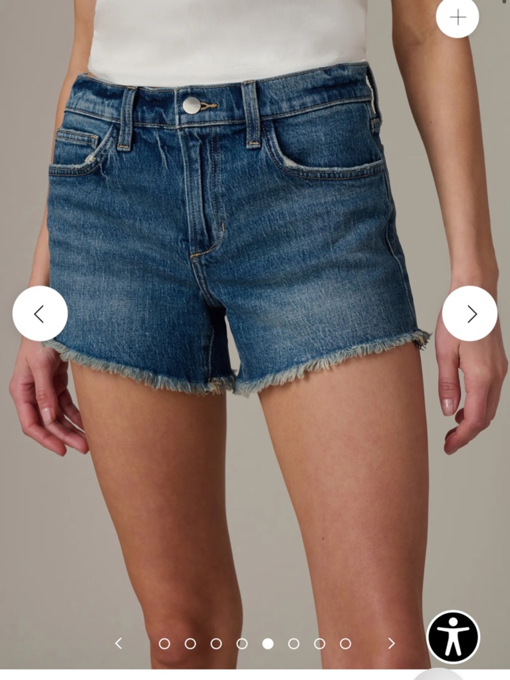 Joes Jeans 99% Cotton Women's  Frayed Hem Denim Jean Shorts - Picture 5 of 7